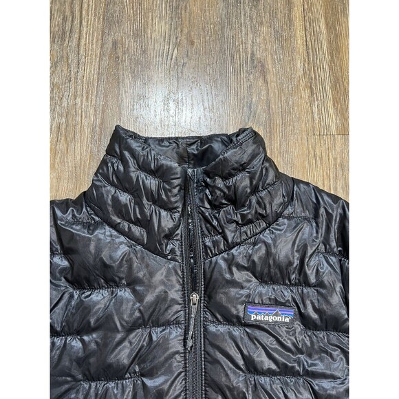Patagonia Women's S Micro Puff Black Quilted Insulated Jacket Full Zip - Picture 2 of 10
